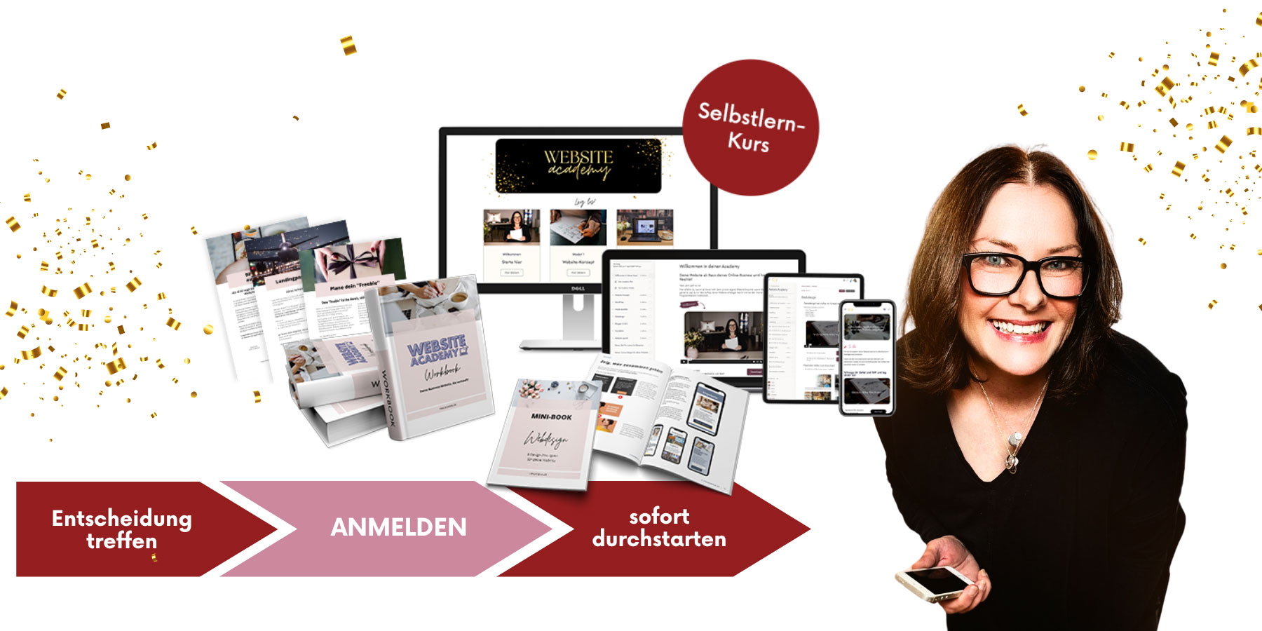 Website Academy Selbstlernkurs Checkout
